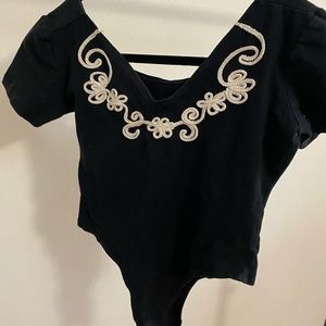 Vintage thong bodysuit